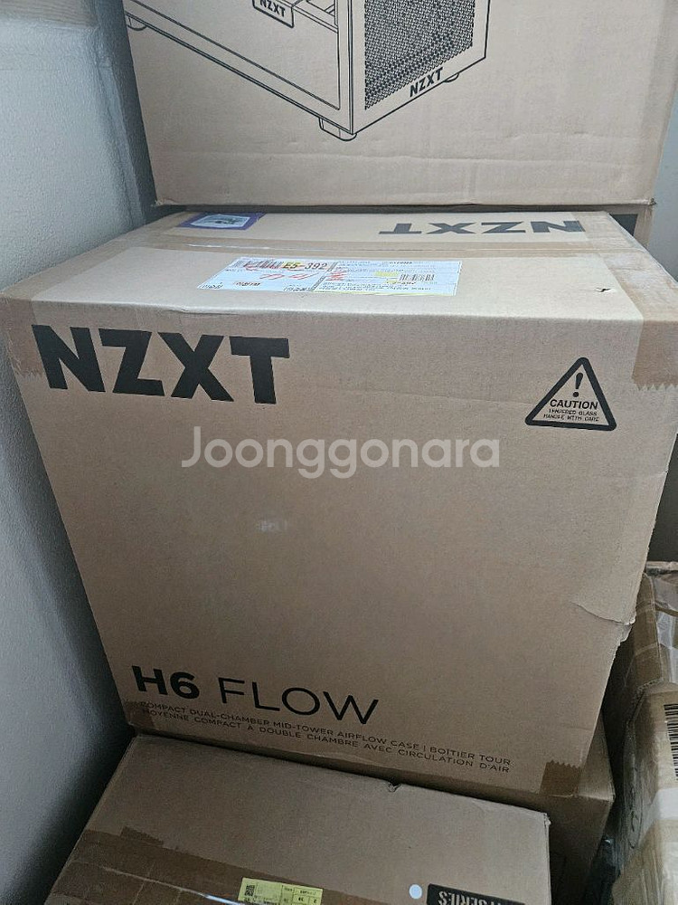 NZXT H6 Flow 화이트 케이스 미개봉 신품--0