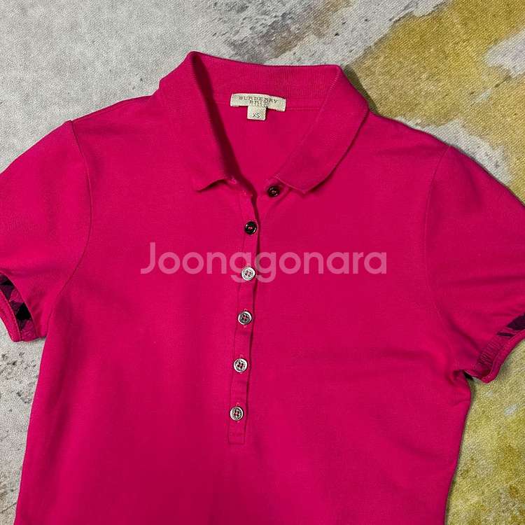 버버리 여성 폴로 반팔--1
