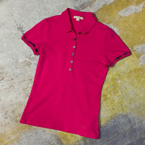 버버리 여성 폴로 반팔