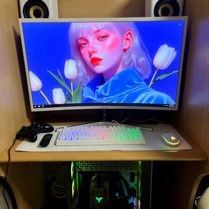 게이밍 PC 본체 + 삼성 모니터 세트