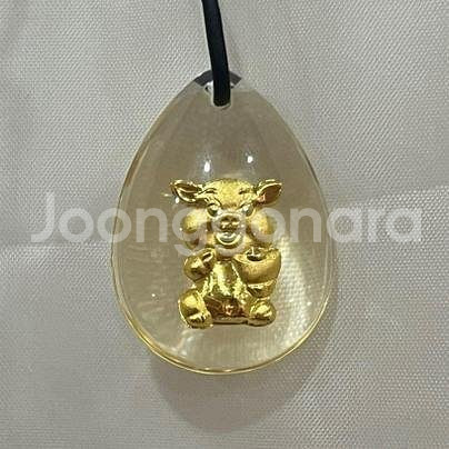 새 랜덤 발송 24K 미니 동물 순금 크리스탈 공예--1