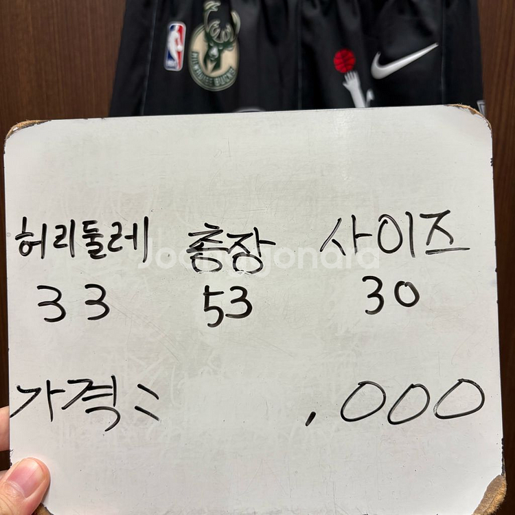 슈프림 X 나이키 NBA 쇼츠 반바지 약27-28--1