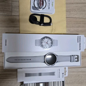 갤럭시워치6클래식(올교체)47mm 블루투스+정품 링크브