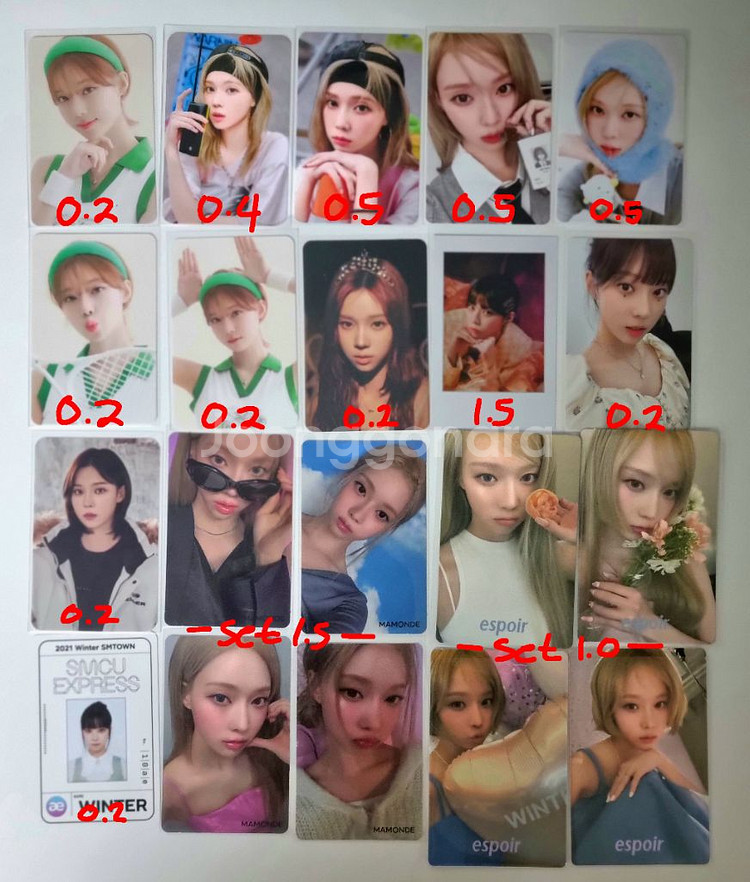 에스파 윈터 포카 양도--1