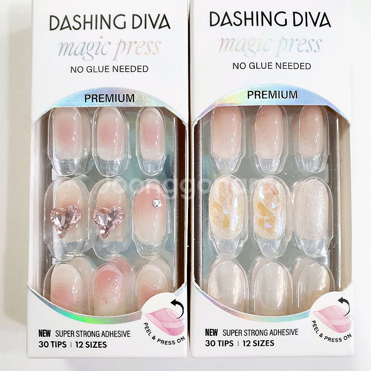 데싱디바 네일팁 매직프레스 파츠네일 미개봉--1