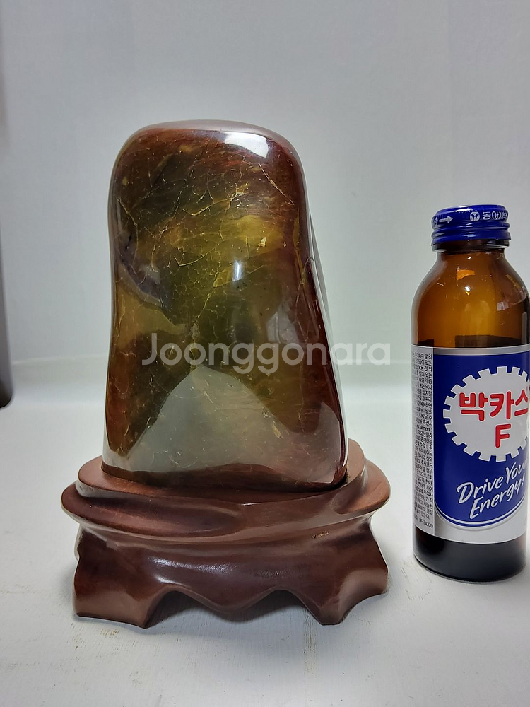 천연 고급 세미 나무화석 높이18cm무게2.1kg--0