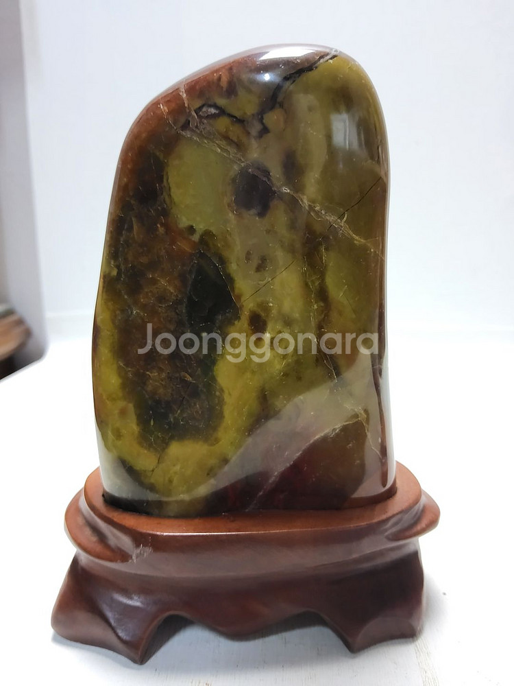 천연 고급 세미 나무화석 높이18cm무게2.1kg--2