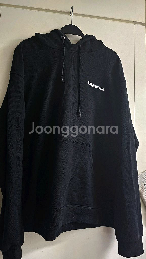 발렌시아가 백로고 후드 XL 팝니다--0