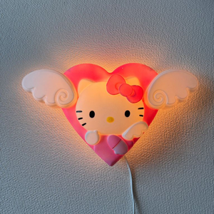 고전키티 엔젤키티 벽조명 무드등 방꾸템