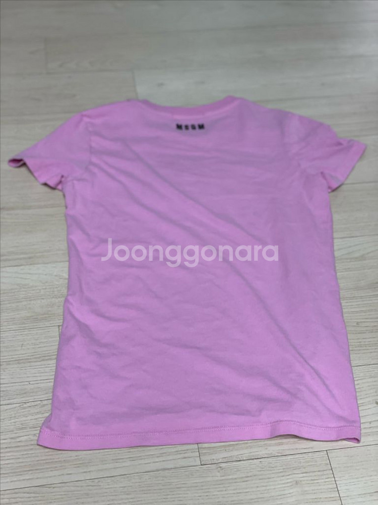 msgm 핑크 티 12y--1