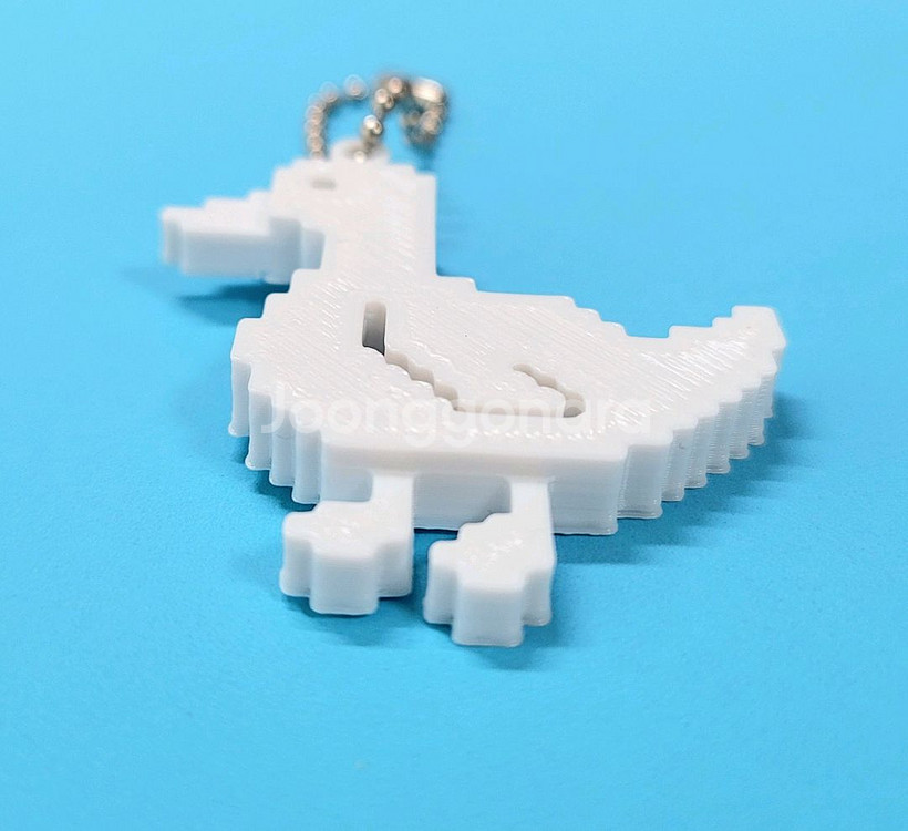 오리 8비트 키링 키체인--3