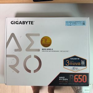 (AMD)기가바이트 B650 AERO G (화이트)보드
