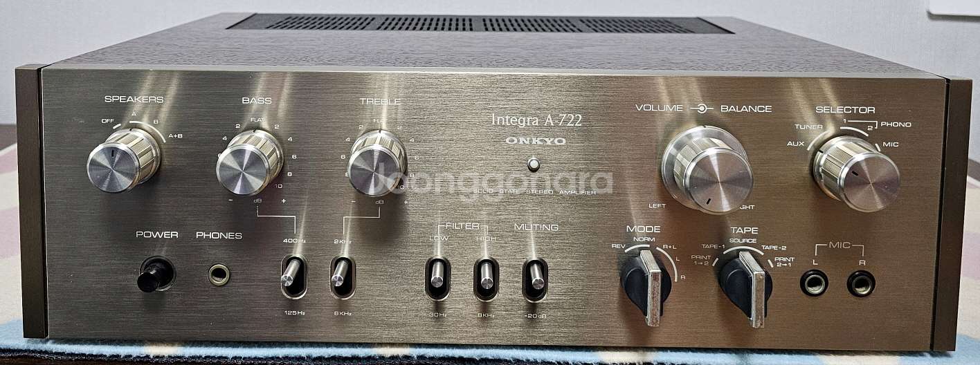 온교 인티엠프 A-722 판매합니다--0