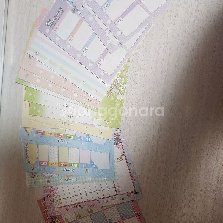 (고전문구)와라편의점 다이어리 및 스티커 컬렉션북--3
