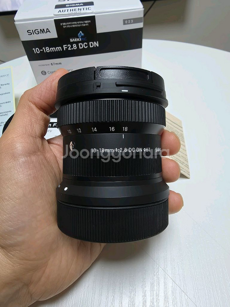 시그마 RF 10-18mm F2.8 렌즈 캐논마운트--1