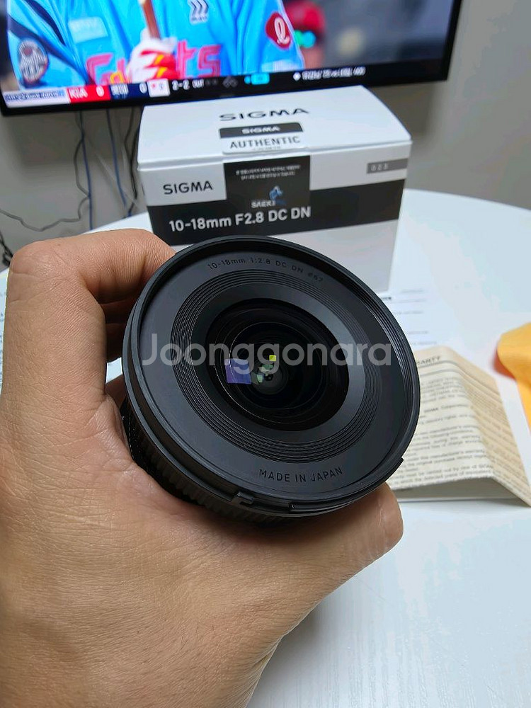 시그마 RF 10-18mm F2.8 렌즈 캐논마운트--4