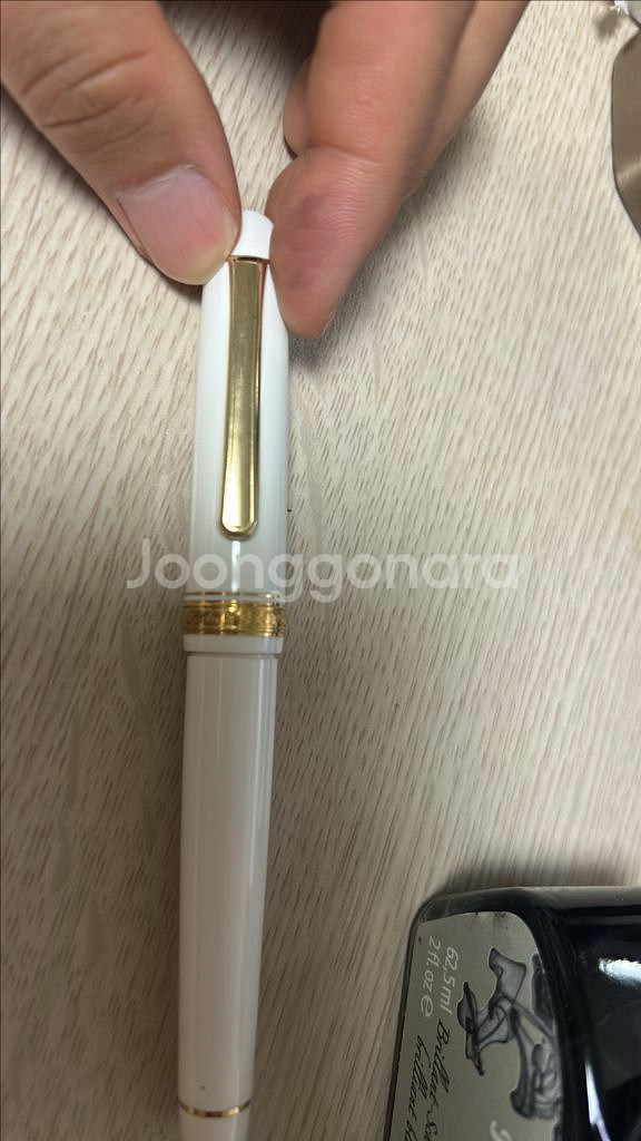 플레티넘 센츄리 만년필 14K EF촉 팝니다--3