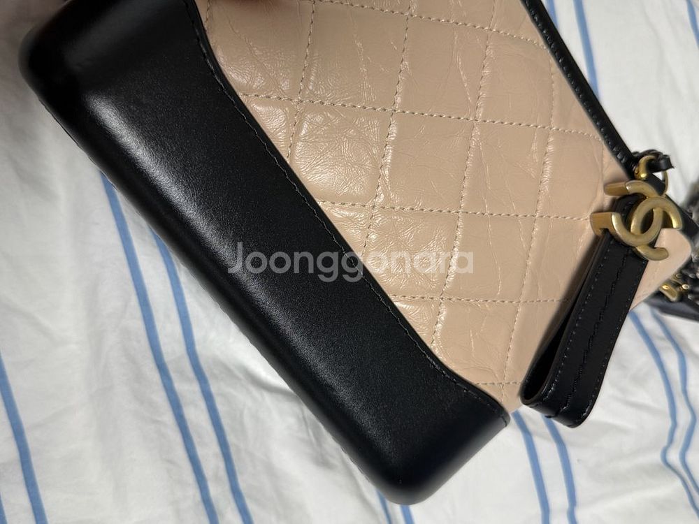 샤넬 가브리엘 호보 스몰 베이지--1