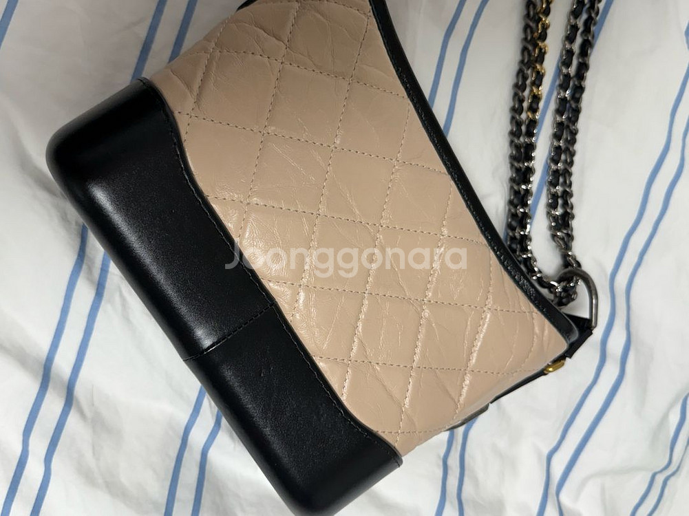 샤넬 가브리엘 호보 스몰 베이지--3