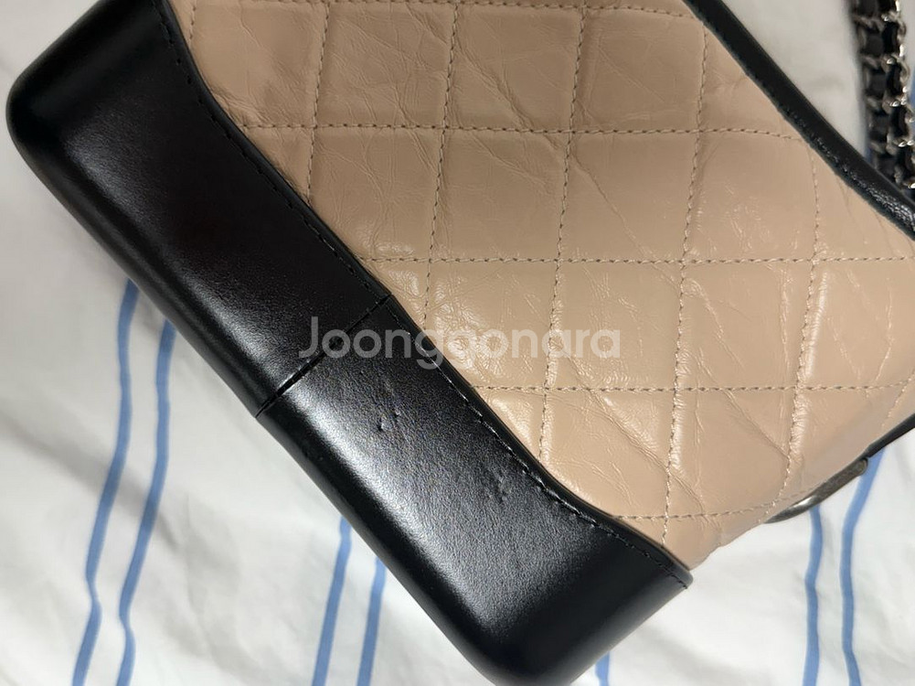 샤넬 가브리엘 호보 스몰 베이지--4