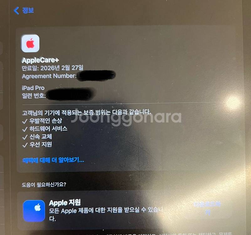 아이패드프로 11 3세대 2tb 셀룰러+애케플+펜슬--3
