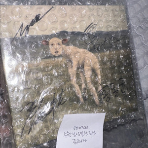 쏜애플 동물 멸종 동물 친필 싸인 사인 앨범 미개봉