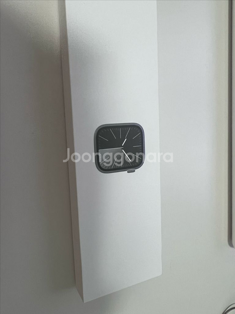 애플워치 9 45mm 스테인리스 그라파이트 셀룰러 애캐--4