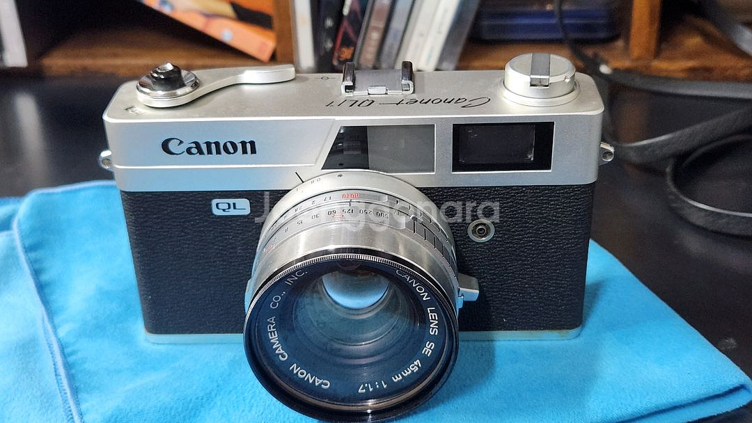 캐논 캐노넷 QL17 45mm f1.7 필름카메라--0