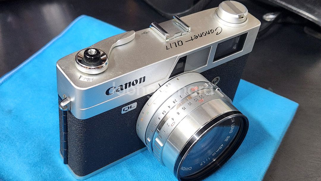 캐논 캐노넷 QL17 45mm f1.7 필름카메라--1