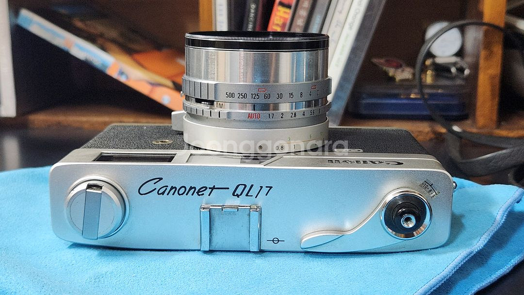 캐논 캐노넷 QL17 45mm f1.7 필름카메라--7