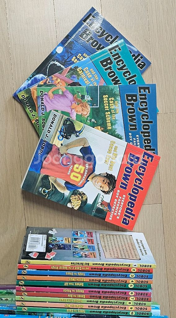 encyclopedia brown 10권+4권+음원파일--0