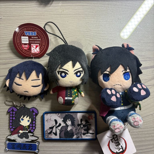 귀멸의 칼날 키링 피규어 인형 뱃지 기유