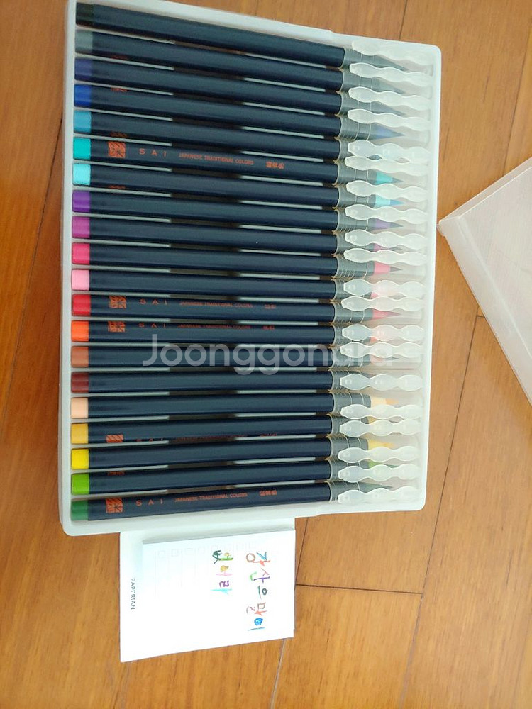 SAI 아카시아 캘리그라피 수채화붓펜--0