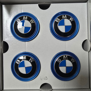 [정품] BMW 56mm 휠캡(블루링) 1대분(4개)