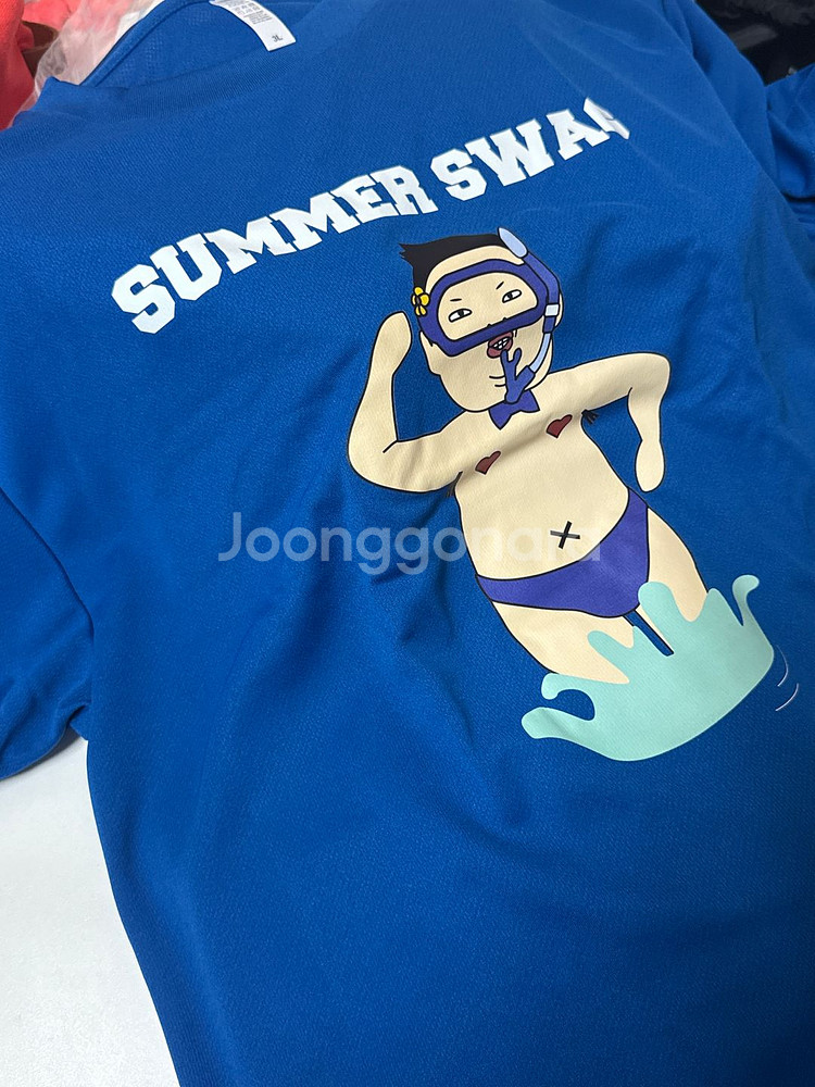 싸이흠뻑쇼 반팔 티셔츠 4종류 새상품--4