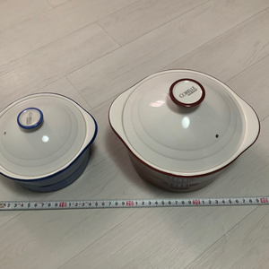 코렐코디네이츠 세라믹 내열냄비 2개