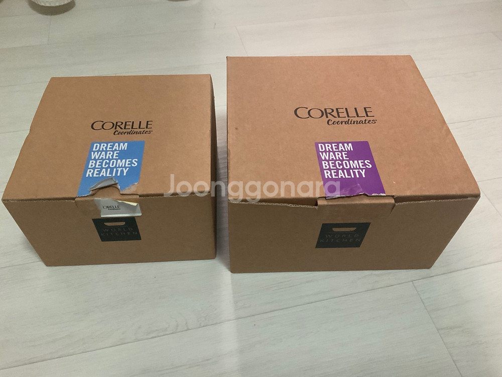 코렐코디네이츠 세라믹 내열냄비 2개--2