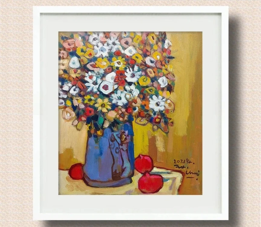 유화그림, 인기그림, 최정길작가, 정물진품 이미지