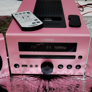야마하 CRX-040 cd 라디오 ipod 앰프 스피커