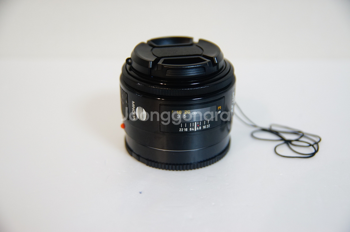 미놀타 50mm f1.4 AF 렌즈(소니용)팝니다.--0