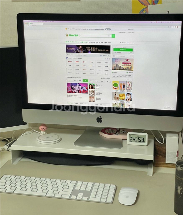 아이맥 27인치 2020년형(풀박) 숫자키보드 판매--0