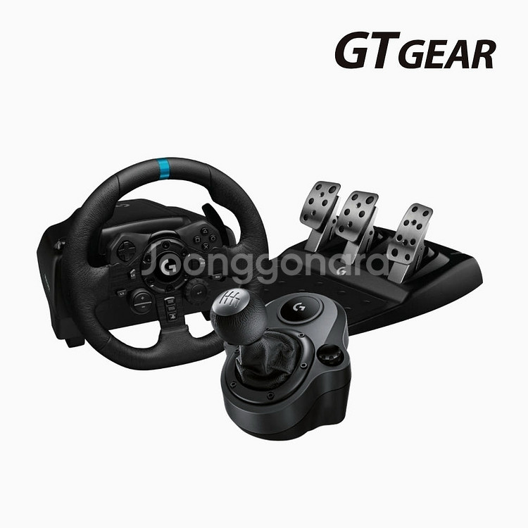 로지텍 G923 트루포스 레이싱휠 패키지 미개봉--0
