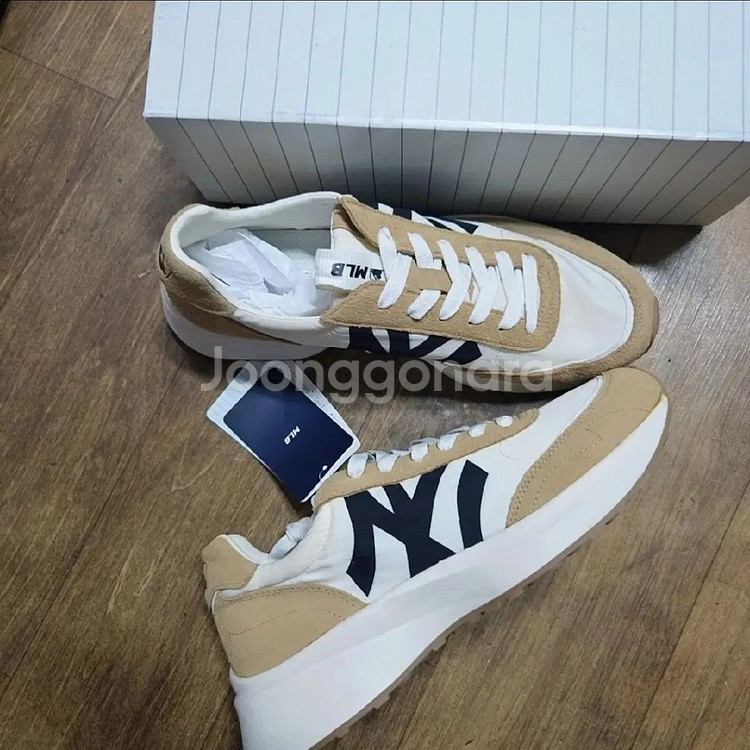 새사품 MLB 남성운동화 32SHX1111 청키 조거--0