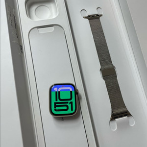 애플워치7스테인리스 41mm SSS급 밀레니즈정품