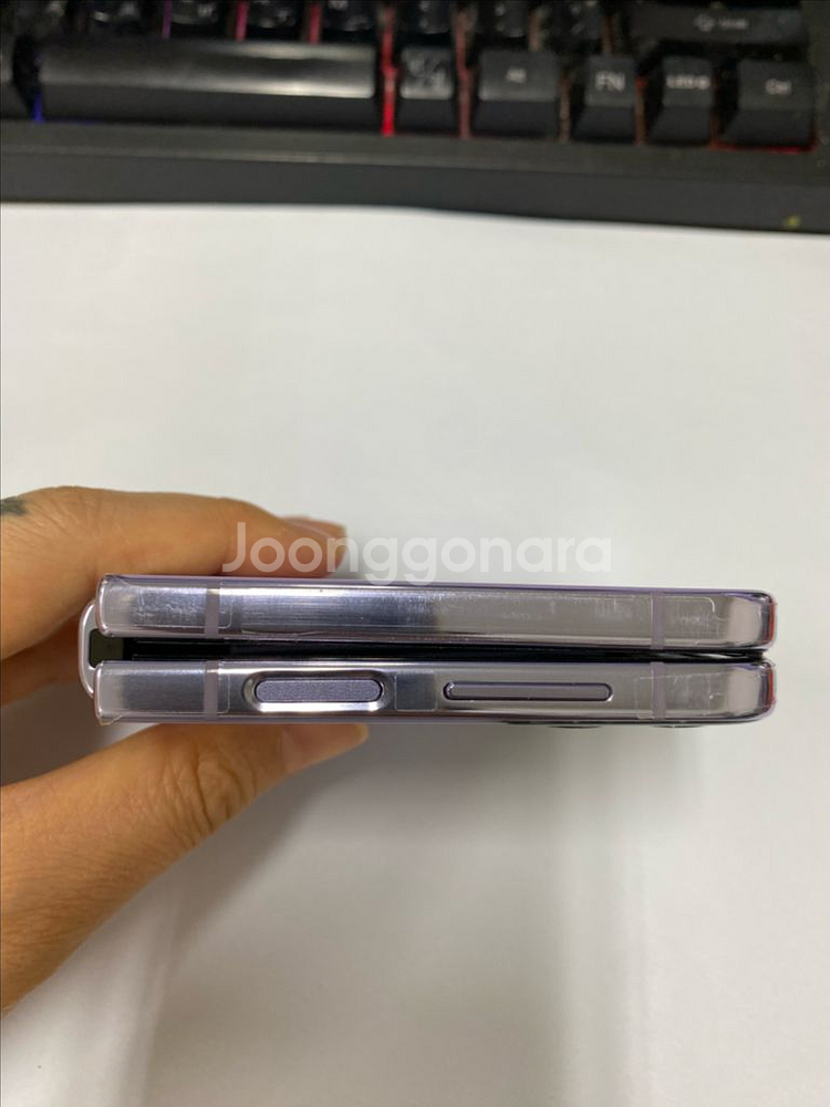 삼성리퍼폰 갤럭시Z플립4 퍼플 SSS급 256G 미사용--7