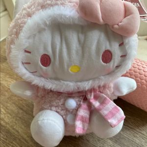 새상품 머플러 키티 봉제 인형 25cm