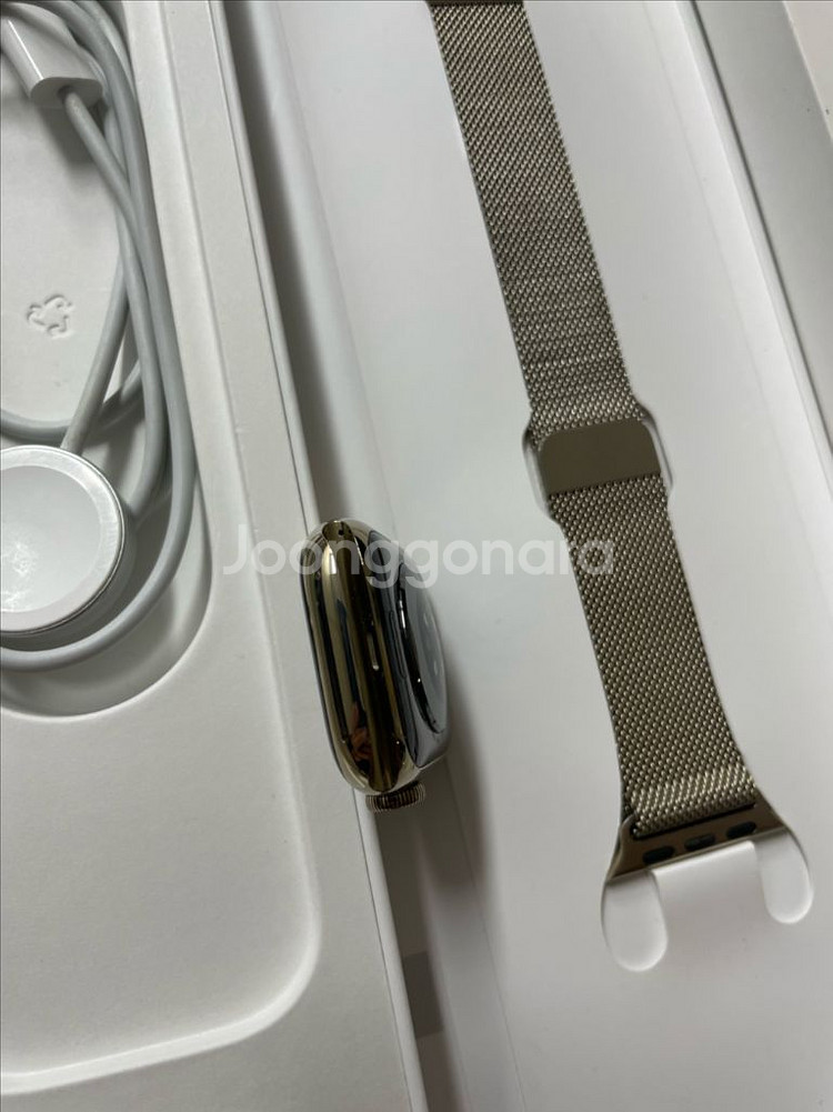 애플워치7스테인리스 41mm SSS급 밀레니즈--5