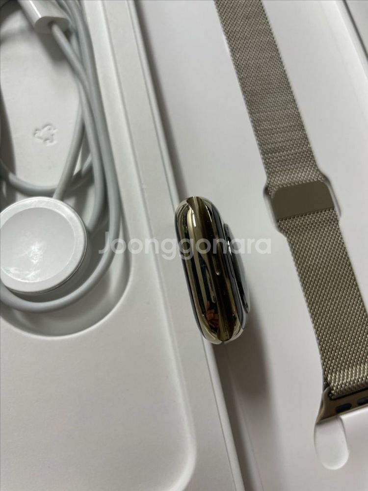 애플워치7스테인리스 41mm SSS급 밀레니즈--3