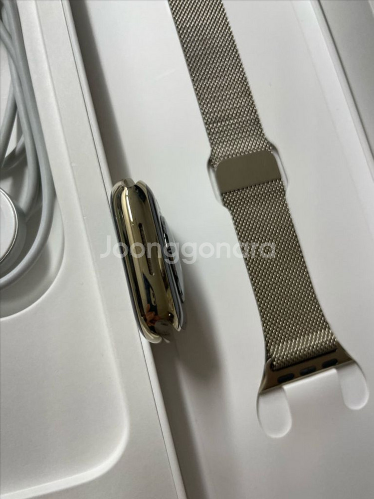 애플워치7스테인리스 41mm SSS급 밀레니즈--4