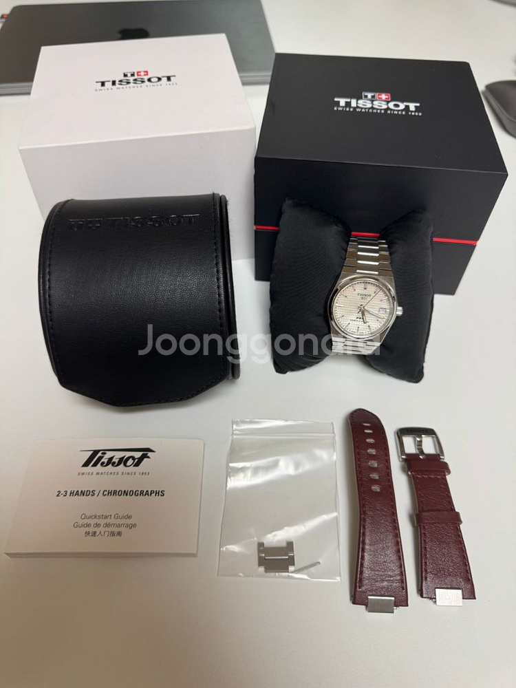티쏘 PRX 35mm 오토매틱 마더오브펄(화이트자개)--0